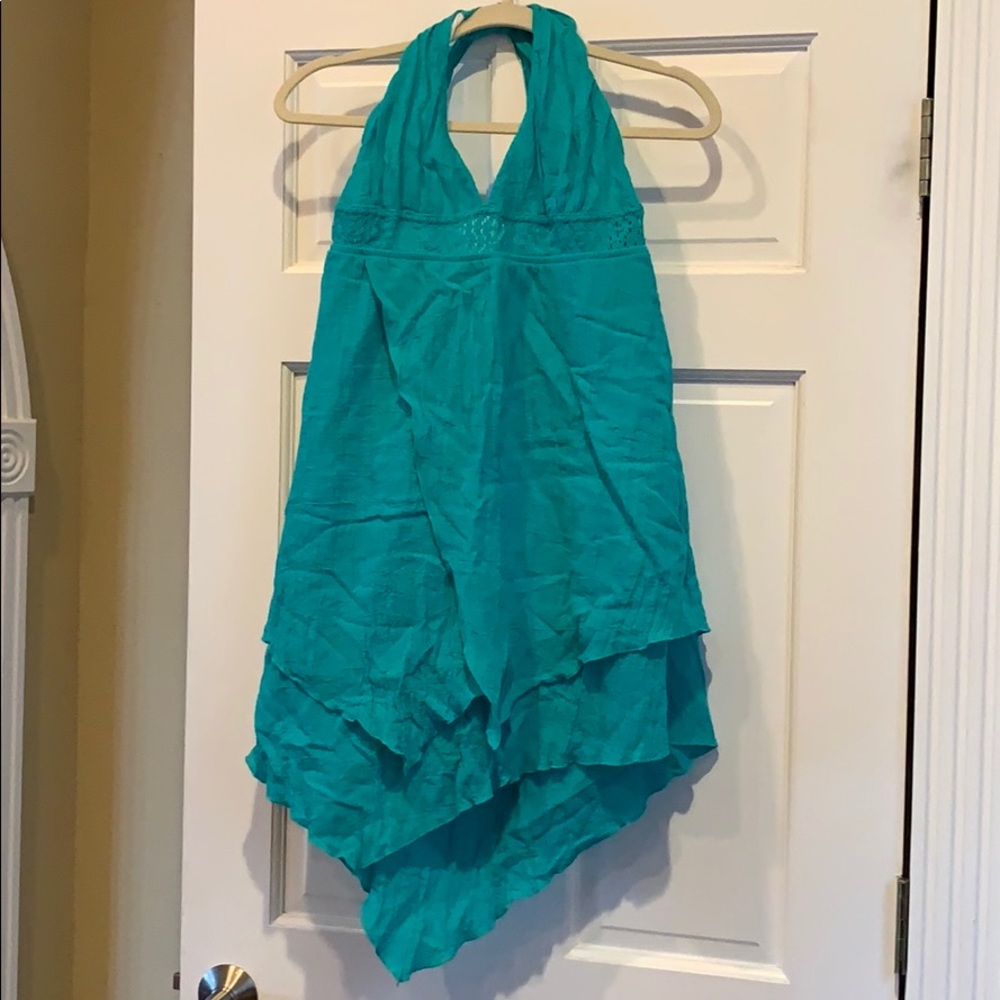 Becca teal cover-up NWT! Large. Gorgeous!